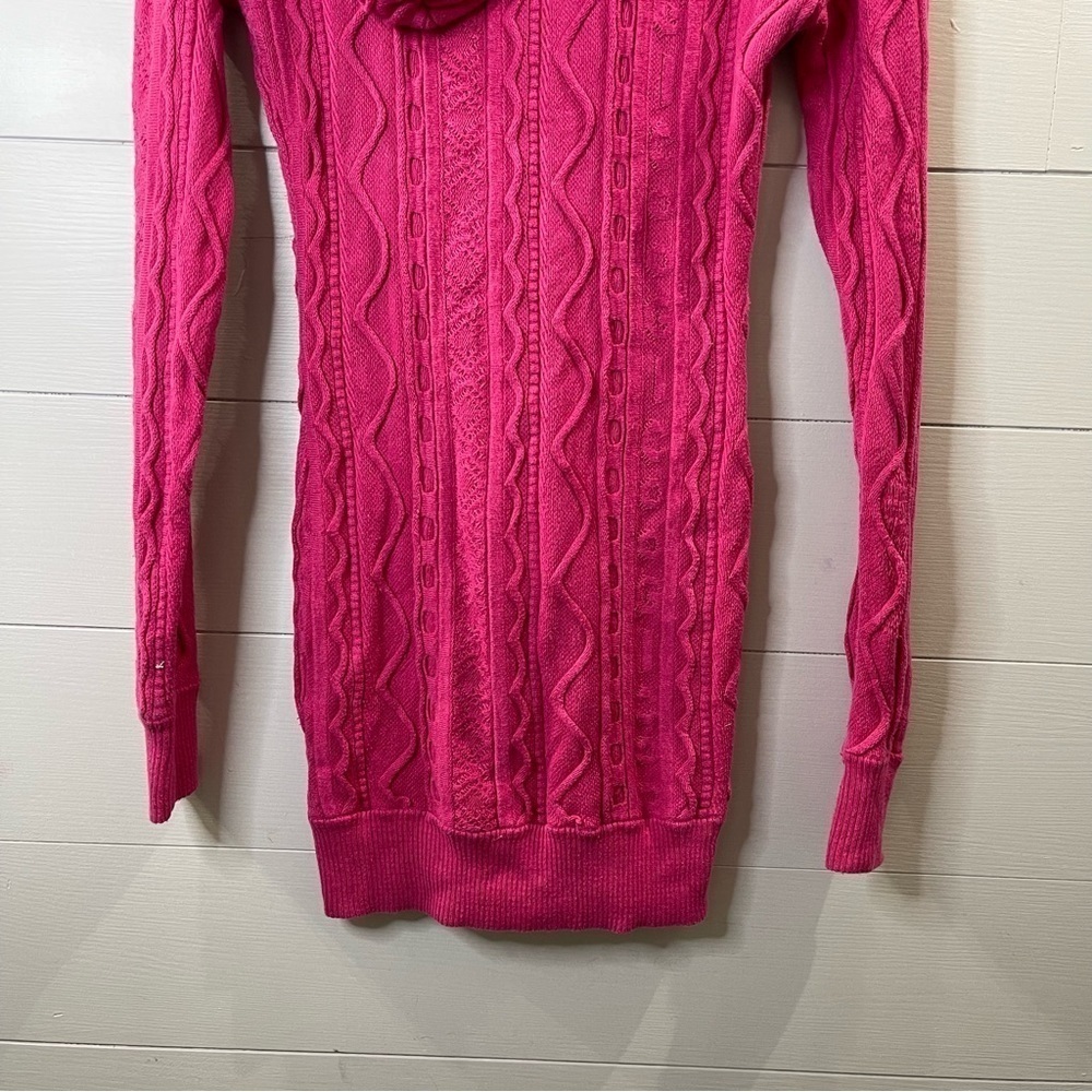 Coogi | RARE! Vintage Pink Long Lined Zip Up Sweater Size Medium - Picture 7 of 10